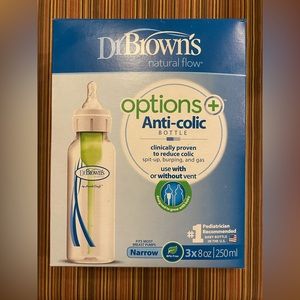 Dr. Browns Natural Flow Anti-Colic Bottles 8 oz. (3 pack)